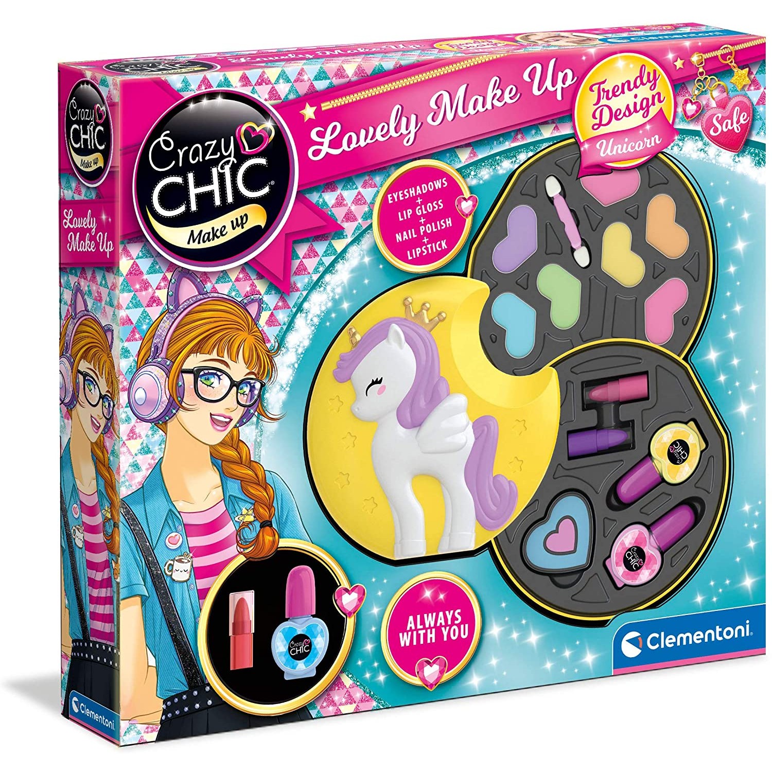 Cofanetto con Trucchi Clementoni Crazy Chic Lovely Unicorno von Clementoni