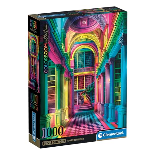 Clementoni Puzzle Colorboom Athenaeum 1000 Stücke, Compact Box - Puzzle für Erwachsene 14-99 Jahre, Geschenk für Mann und Frau, Made in Italy, 37062 Clementoni Puzzle Colorboom Athenaeum 1000 Stücke, Compact Box - Puzzle für Erwachsene 14-99 Jahre, Geschenk für Mann und Frau, Made in Italy, 37062 von Clementoni