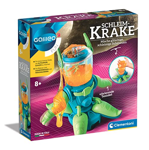 Clementoni Galileo Fun – Schleim-Krake, Set zum Herstellen von Slime zum Spielen und Kneten, ideal als Geschenk, Spielzeug für Kinder ab 8 Jahren von Clementoni 59277, Mittel von Clementoni