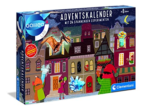 Galileo Lab Adventskalender 2023 - Weihnachtskalender mit 24 Geschenken & Experimenten - Experimentierkasten ab 8 Jahren von Clementoni 59293 von Clementoni