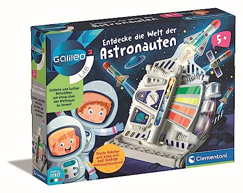 Clementoni Galileo Lab Entdecke die Welt der Astronauten - Das Weltall spielerisch erforschen für Kinder ab 5 Jahren - 59322 von Clementoni von Clementoni