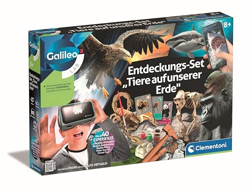 Galileo Lab Entdeckungs-Set „Tiere auf unserer Erde" - Experimentierkasten & Spielzeug für Kinder ab 8 Jahren von Clementoni 59400 von Clementoni