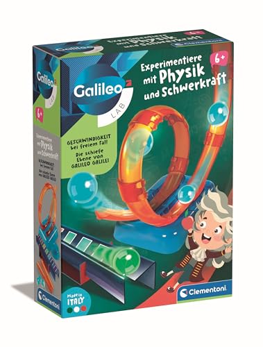 Galileo Lab Experimentiere mit Physik und Schwerkraft - Experimentierkasten für Kinder ab 5 Jahren von Clementoni 59382 von Clementoni