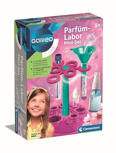 Galileo Lab Parfüm-Labor Mini-Set - Duftkreationen selber erschaffen - Experimentierkasten für Kinder ab 8 Jahren von Clementoni 59377 von Clementoni