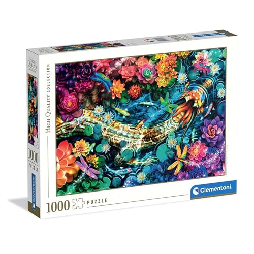 Puzzle 1000 Teile Hqc Fluss Koi von Clementoni