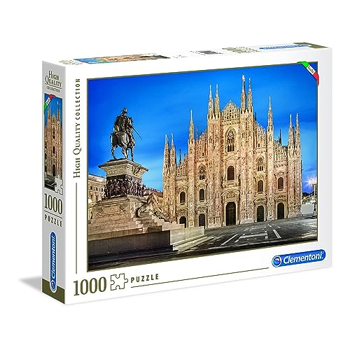 Clementoni 39454 Mailand – Puzzle 1000 Teile, Geschicklichkeitsspiel für die ganze Familie, farbenfrohes Legespiel, Erwachsenenpuzzle ab 14 Jahren von Clementoni