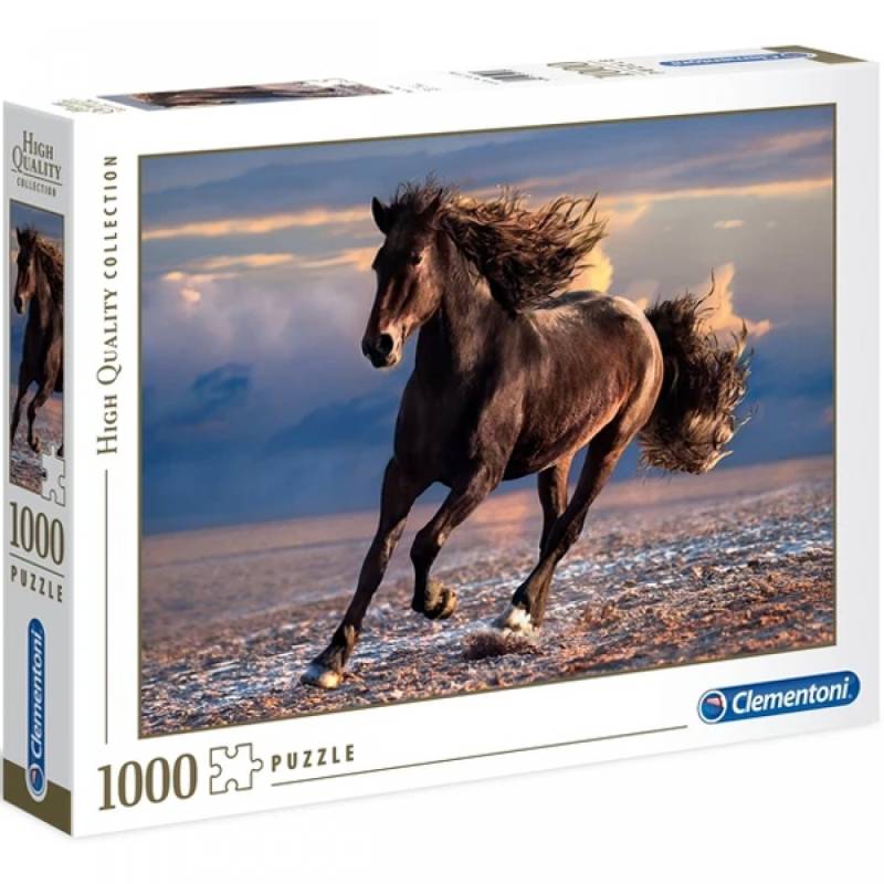 Puzzle Clementoni High Quality Collection Free Horse 1000 pz von Clementoni