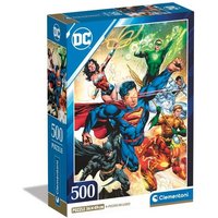 Puzzle DC Comics Compact Gerechtigkeits-Liga 500 Teile von Clementoni