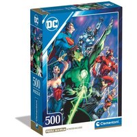 Puzzle DC Comics Compact Gerechtigkeits-Liga 500 Teile von Clementoni