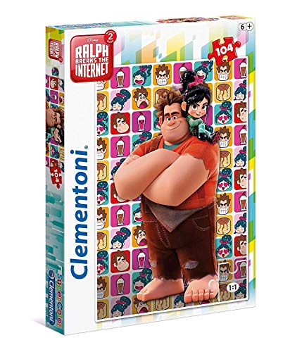 Puzzle Supercolor Ralph Breaks The Internet 104 Puzzle Supercolor Ralph Breaks The Internet 104 von Clementoni