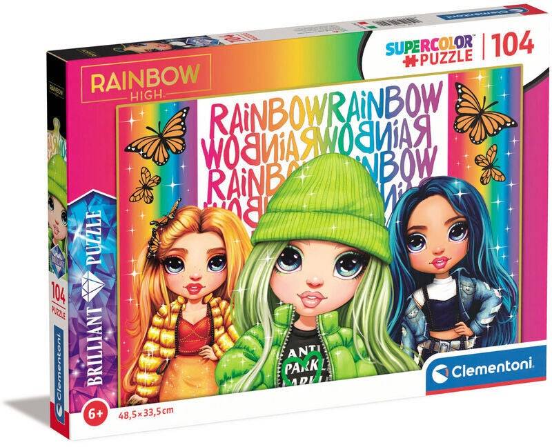 Rainbow High Brilliant Puzzle 104 Teile von Clementoni