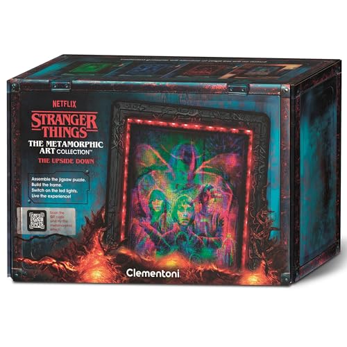 Stranger Things Metamorphic Art Collection The Upside Down - 520 Teile Puzzle mit beleuchtetem Rahmen - Merch-Set für Fans & Sammler - Ideal als Deko & Geschenk - 35155 von Clementoni Stranger Things Metamorphic Art Collection The Upside Down - 520 Teile Puzzle mit beleuchtetem Rahmen - Merch-Set für Fans & Sammler - Ideal als Deko & Geschenk - 35155 von Clementoni von Clementoni