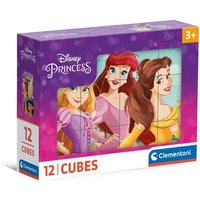 Würfelpuzzle Disney Princess 12 Teile von Clementoni