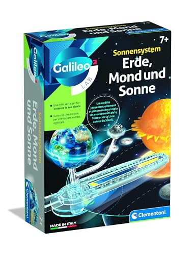 Galileo Lab Sonnensystem - Erde, Mond und Sonne - Das Weltall spielerisch erforschen für Kinder ab 7 Jahren von Clementoni 59437 von Clemetoni