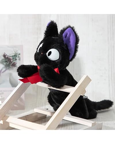 Close Up Kikis Kleiner Lieferservice Jiji Plüschfigur, Studio Ghibli – kuscheliger schwarzer Kater aus dem Anime – hochwertiges Stofftier für Kinder & Fans, Geschenkidee, Dekoration Close Up Kikis Kleiner Lieferservice Jiji Plüschfigur, Studio Ghibli – kuscheliger schwarzer Kater aus dem Anime – hochwertiges Stofftier für Kinder & Fans, Geschenkidee, Dekoration von Close Up
