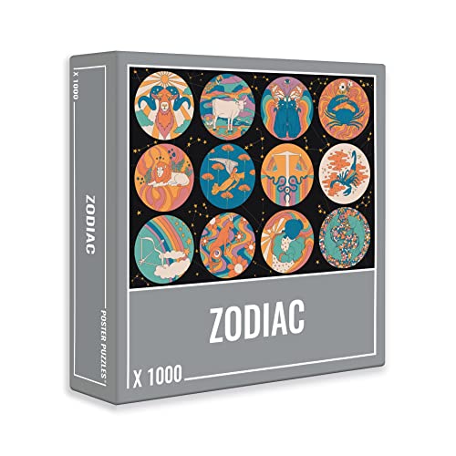 Cloudberries Zodiac Puzzle, 1000-teiliges Astrologie Puzzle für Erwachsene, Puzzle mit Sternzeichen und modernem Horoskop Thema, Astrologie Geschenke für Frauen und Männer, himmlisches Puzzle von Cloudberries