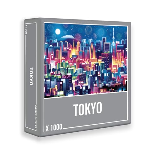 Cloudberries Tokyo Puzzle: Puzzles für Erwachsene 1000 Teile, Japan Puzzle mit Cooler Skyline von Tokyo, 1000-teiliges Puzzle für Erwachsene von Cloudberries