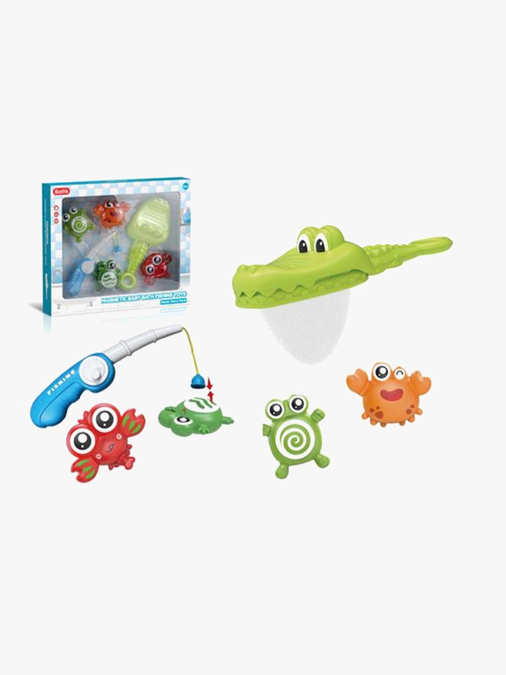 Cloudberry Castle Badespielzeug Magnetisches Angel-Krokodil Cloudberry Castle Badespielzeug Magnetisches Angel-Krokodil von Cloudberry Castle