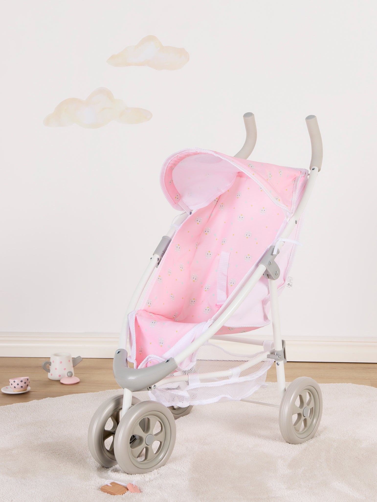Cloudberry Castle Puppenwagen Jogging, Rosa Cloudberry Castle Puppenwagen Jogging, Rosa von Cloudberry Castle