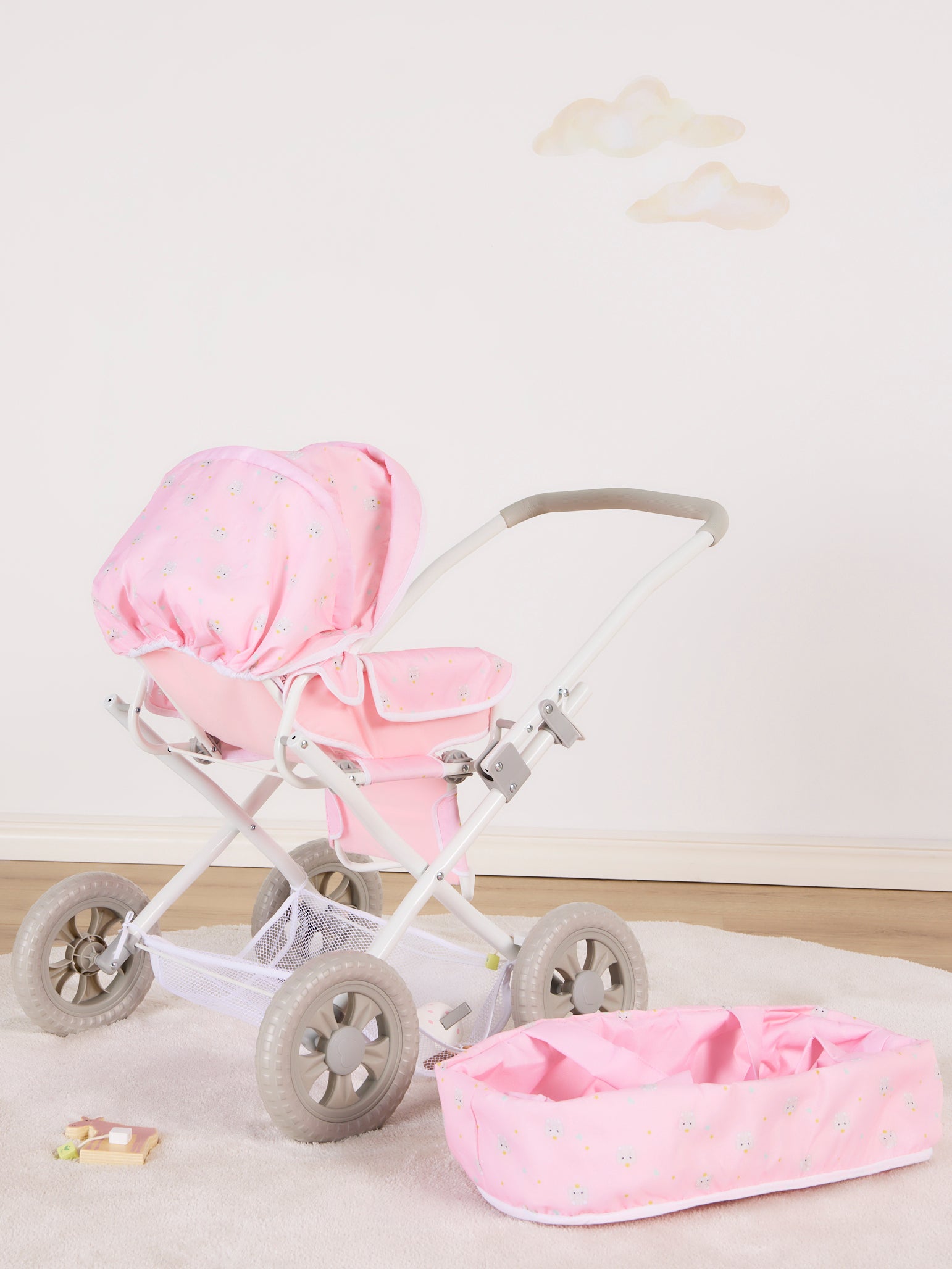 Cloudberry Castle Puppenwagen Umwandelbar, Rosa Cloudberry Castle Puppenwagen Umwandelbar, Rosa von Cloudberry Castle