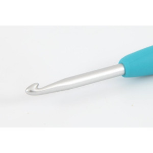 Clover Amour Häkelnadel 4,5 mm US 7 Hellblau/Türkis von Clover