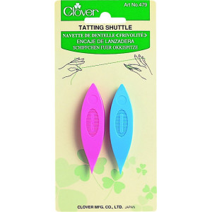 Clover Schiffchen für Occhi-Spitze Farbenmix 6,5cm - 2 Stk von Clover