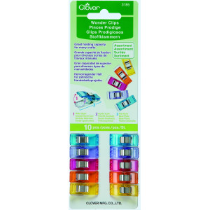 Clover Wonder Clips Farbenmix 10 Stk von Clover