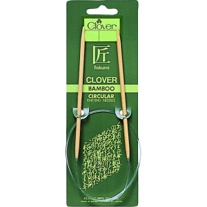 Clover Takumi Rundstricknadel Bambus 80cm 10,00mm /31.5in US15 von Clover