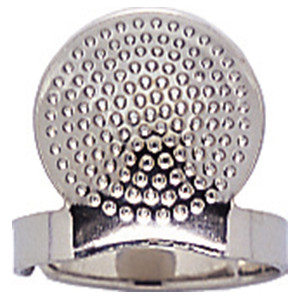 Clover einstellbarer Fingerhut mit Metallplatte Onesize von Clover