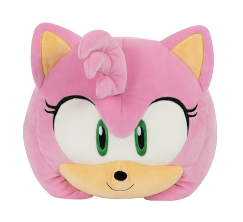 Club Mocchi Mocchi Sonic The Hedgehog Amy Rose-Mega-Plüschfigur – 38,1 cm – Sonic-Sammelspielzeug für Kinder ab 3 Jahren von TOMY