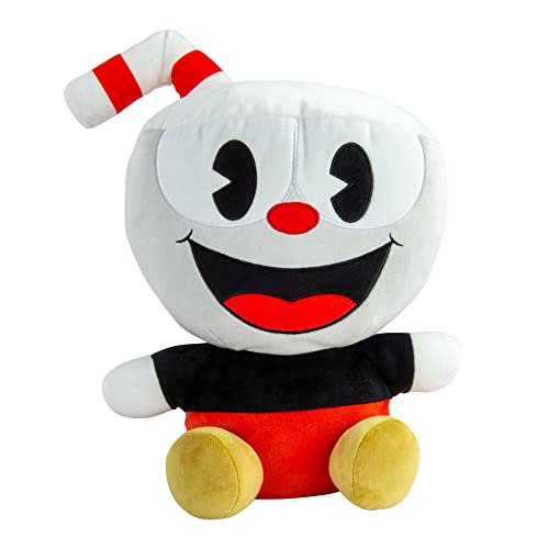 Club Mocchi- Mocchi- Cuphead Mega 38 cm Plüschtier, Kuscheltier für Jungen und Mädchen ab 3 Jahren von Club Mocchi Mocchi