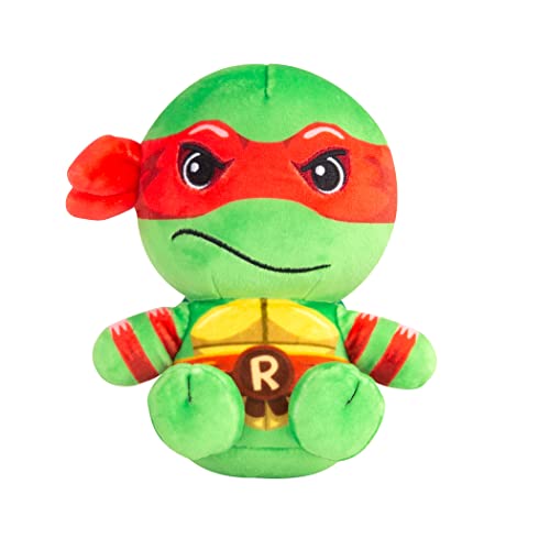 Club Mocchi Mocchi Teenage Mutant Ninja Turtles Raphael Junior TMNT Kuscheltier - Sammelbare TMNT Kuscheltieretiere - Offiziell lizenzierte Superhelden Spielzeuge - Ninja Kinderspielzeug 3+ Jahre von Club Mocchi Mocchi