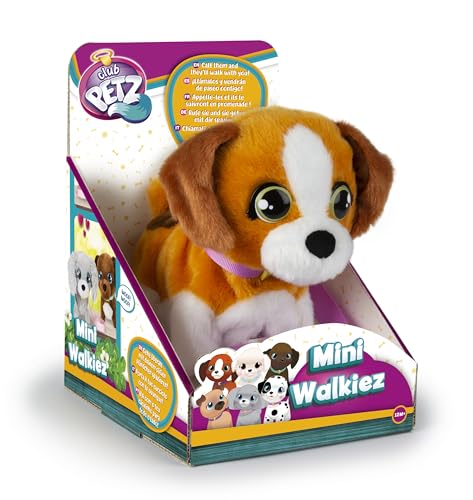 Club Petz IMC Toys 99852IM Mini WALKIEZ Beagle Plüsch Hund, bunt, Talla unica von Club Petz