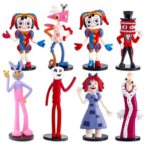 Cartoon Figuren Set, 8 Stück Mini Figuren Tortendeko, Clown Tortenaufleger,Kuchen Dekoration Kinder, Für Karneval, Fasching Jungen Mädchen Kinder Party Kuchen Dekoration Cartoon Figuren Set, 8 Stück Mini Figuren Tortendeko, Clown Tortenaufleger,Kuchen Dekoration Kinder, Für Karneval, Fasching Jungen Mädchen Kinder Party Kuchen Dekoration von Clvsyh