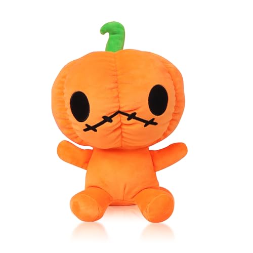 Kürbis Plüschtier, 33cm Halloween Pumpkin Plush Toy, Halloween Orange Plüschtier, Niedlich Kürbis Plüschtier, Halloween, Haunted House Dekoration, Geburtstagsgeschenk für Jungen und Mädchen von Clvsyh