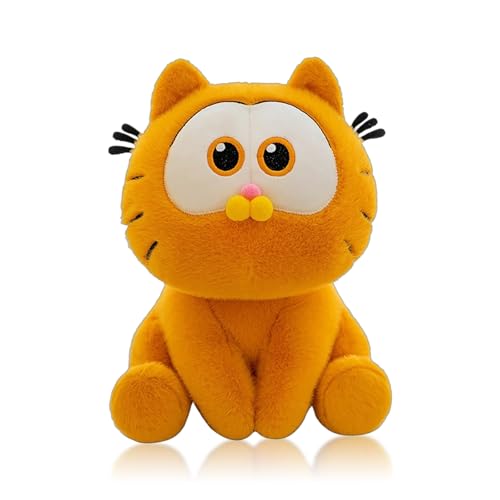 Orange Katze Plüschtiere, Cartoon Plüsch Puppe, 25cm Anime Plüsch Puppe, Orange Katze Plüschfigur, Jungen Mädchen Kinder Geburtstag Geschenk von Clvsyh