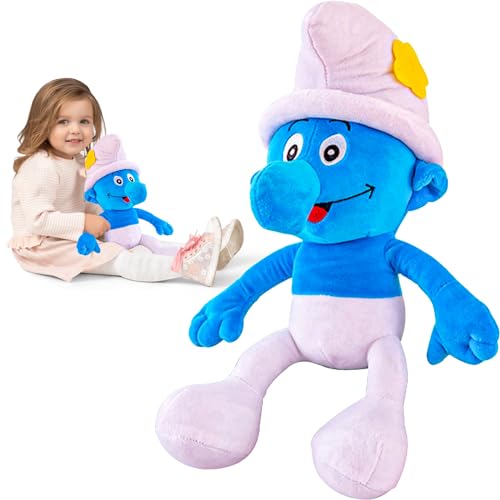 Schlümpfe Plüschtier, 35cm Smurfs gefüllte Puppen, Stofftier Gefüllte Plüschpuppe Stofftier Plüsch, Schlümpfe Kuscheltier, Smurfs Plüschtier Toy (A) von Clvsyh