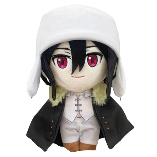 Clybeaut Bungo Stray Dogs Plüschtiere, 20 cm Anime Kuscheltier, Bungo Stray Dogs Charakter-Figuren, Bungo Stray Dogs Plüsch, Fanfreundliche Anime-Figuren Als Plüschpuppen von Clybeaut