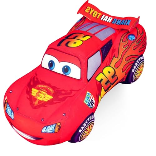 Clybeaut MccQueen Plüschtier,Cars Kuscheltier,25cm Plüschspielzeug MccQueen,Cars Soft Toys,Spielzeug MccQueen,Cars Kurzplüsch,Cartoon Charaktere Plüschpuppen von Clybeaut