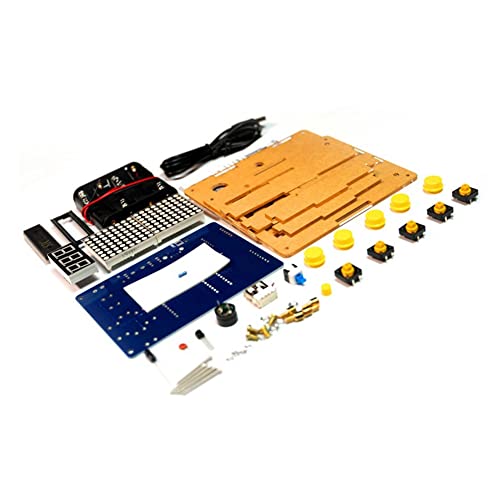 Clyictz 1Set DIY Game Kit DIY Elektronisches Löten Schweißen Tranning Set mit Acrylgehäuse von Clyictz