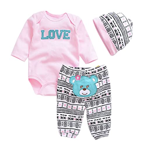 Babypuppen -Outfits Babypuppenkleidung Set Puppen -Outfit Kostümzubehör für 20 bis 22 Zoll Neugeborenen Puppenstil3 von Cndiyald