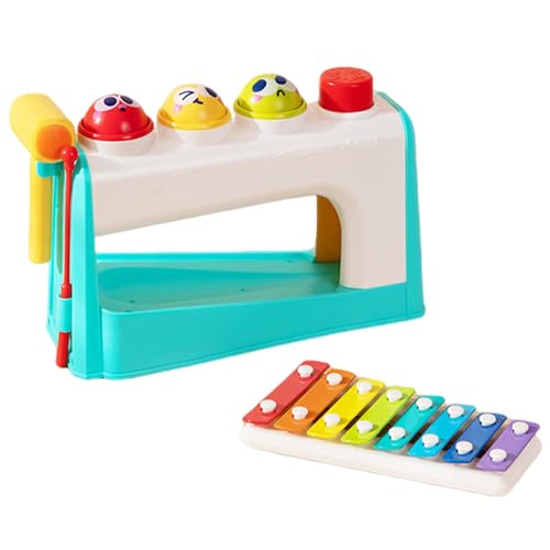 Cndiyald Baby Xylophon 4 In1 Musical Ploking Xylophon Spielzeug Multifunktionales Baby Klavierspielzeug Spaß musikalisches Lernspielzeug Bildungsinstrumente, Baby Klavierspielzeug von Cndiyald