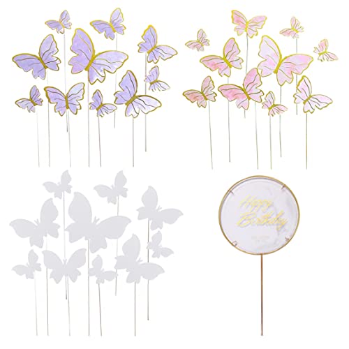 Cndiyald Cake Toper Butterfly Cupcake Topper 3D Schmetterling Kuchen Dekor Hohlpapier Schmetterling für Geburtstagsfeier Versorgung 11pcs Pink Cake Cupcake Topper Cndiyald Cake Toper Butterfly Cupcake Topper 3D Schmetterling Kuchen Dekor Hohlpapier Schmetterling für Geburtstagsfeier Versorgung 11pcs Pink Cake Cupcake Topper von Cndiyald