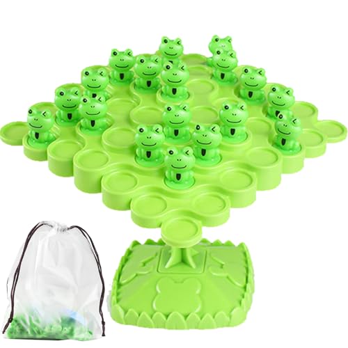 Cndiyald Frog Balance Tree Board Game Frog Balance Tree Game Zwei-Spieler Frog Balance Game Family Getailing Balance Brettspiel Desktop Interaktive Spielzeug für Kinder Weihnachts von Cndiyald