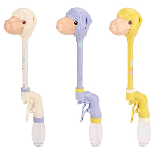 Cndiyald Für Kinder, 3PCS Long Neck Cartoon Alpaka -Pool -Spielzeug, tierische Formwasserpistole, Wasserpistole für Kleinkinder, Wassersprinkler für Kinder von Cndiyald