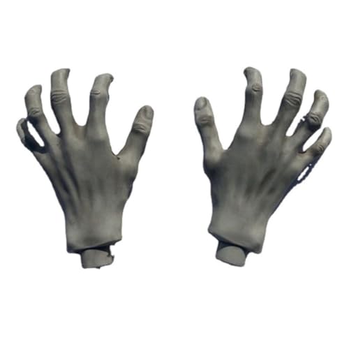 Cndiyald Halloween Horror Requisiten realistische Zombie -Hände Terror Dekoration für Partygarten zufällige Farbe, realistische falsche Hände Cndiyald Halloween Horror Requisiten realistische Zombie -Hände Terror Dekoration für Partygarten zufällige Farbe, realistische falsche Hände von Cndiyald