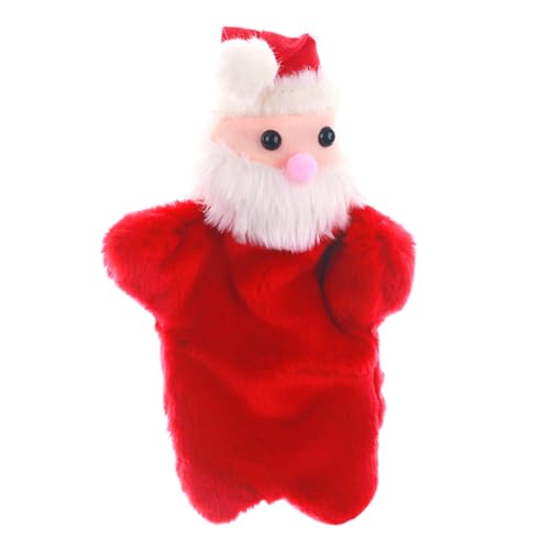 Cndiyald Interaktive Toys Santa Handpuppen 30 cm weiche Plüsch-Handpuppen Geschichtenerzählen Rollenspiele für Kinder von Cndiyald