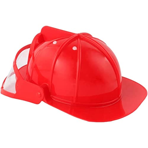 Cndiyald Kinder Feuerwehrmann Helm Feuerwehrmann Hut Kostüme Accessoires Kinder Halloween Party Rollenspiel Spielzeug Spielzeug von Cndiyald