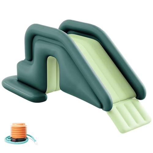 Cndiyald Poolrutsche, aufblasbares Schwimmwasserrutschen, 78, 7 x 31, 5 x 33, 5 Zoll PVC aufblasbares Wasser, Trampolinleiter Hinterhofgrün Cndiyald Poolrutsche, aufblasbares Schwimmwasserrutschen, 78, 7 x 31, 5 x 33, 5 Zoll PVC aufblasbares Wasser, Trampolinleiter Hinterhofgrün von Cndiyald