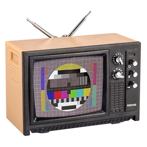 Cndiyald Puppenhauszubehör, Plastik Vintage Mini Dollhouse Accessoires TV, DIY -Miniatur zur Dekoration, Miniatur Cndiyald Puppenhauszubehör, Plastik Vintage Mini Dollhouse Accessoires TV, DIY -Miniatur zur Dekoration, Miniatur von Cndiyald